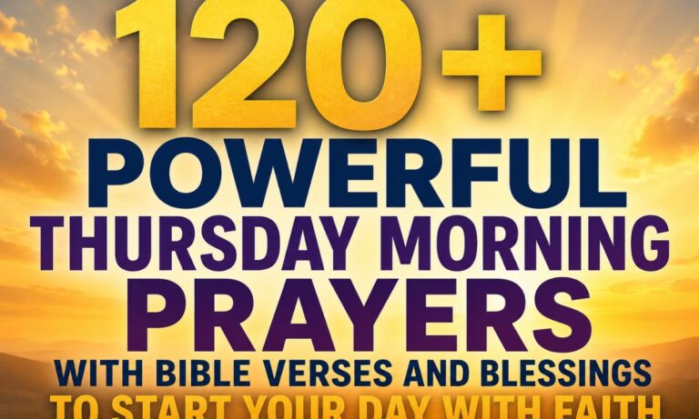 120+ Powerful Thursday Morning Prayers with Bible Verses and Blessings to Start Your Day With Faith