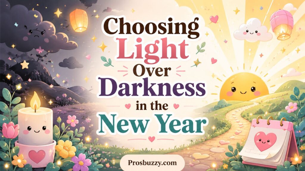 Choosing Light Over Darkness in the New Year