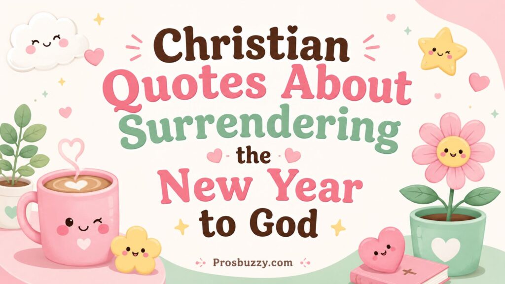 Christian Quotes About Surrendering the New Year to God