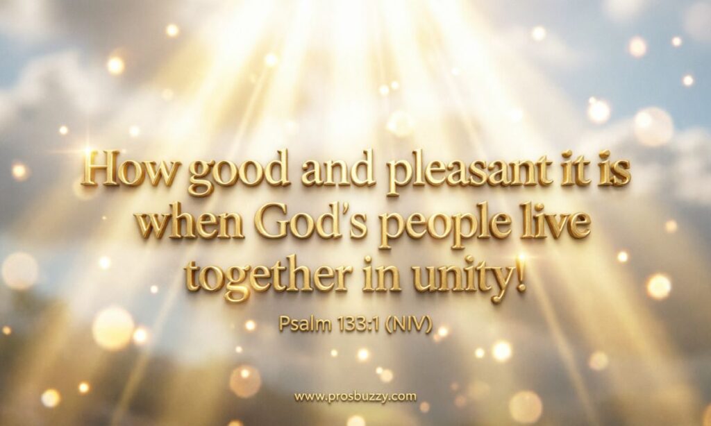 Opening Prayer for Togetherness and Love