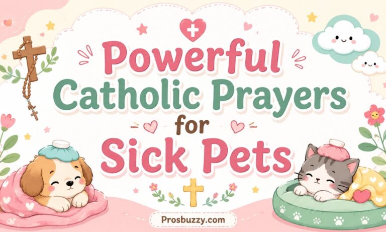 Powerful Catholic Prayers for Sick Pets