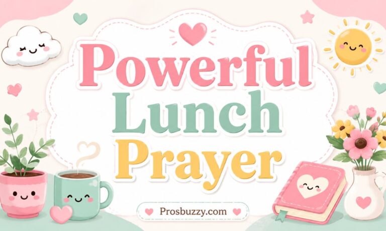 Powerful Lunch Prayer