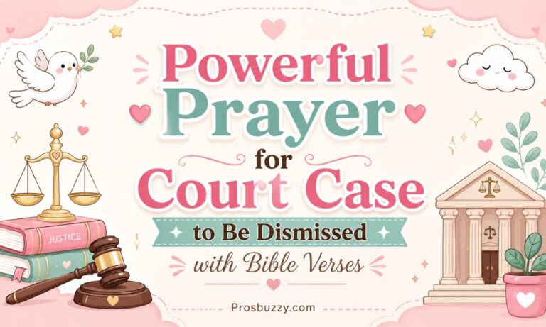 Powerful Prayer for Court Case