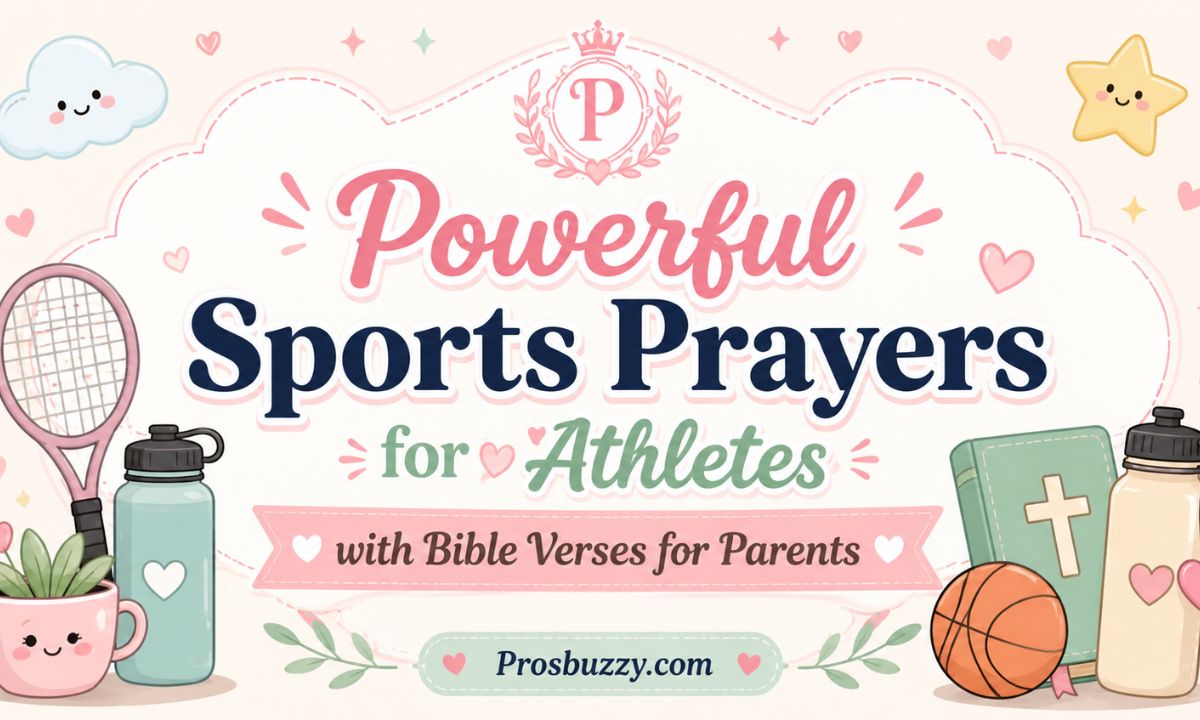 Powerful Sports Prayers
