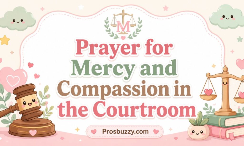 Prayer for Mercy and Compassion in the Courtroom