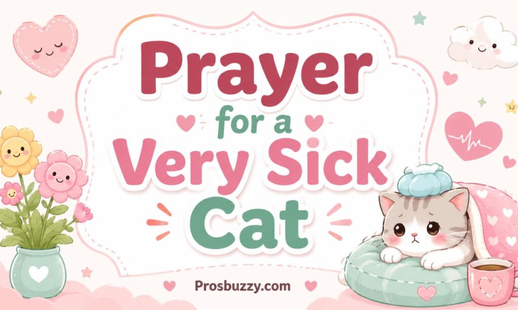 Prayer for a Very Sick Cat