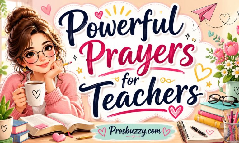 Prayers for Teacher