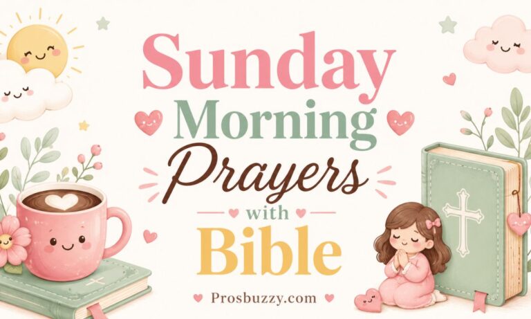 Sunday Morning Prayers with Bible