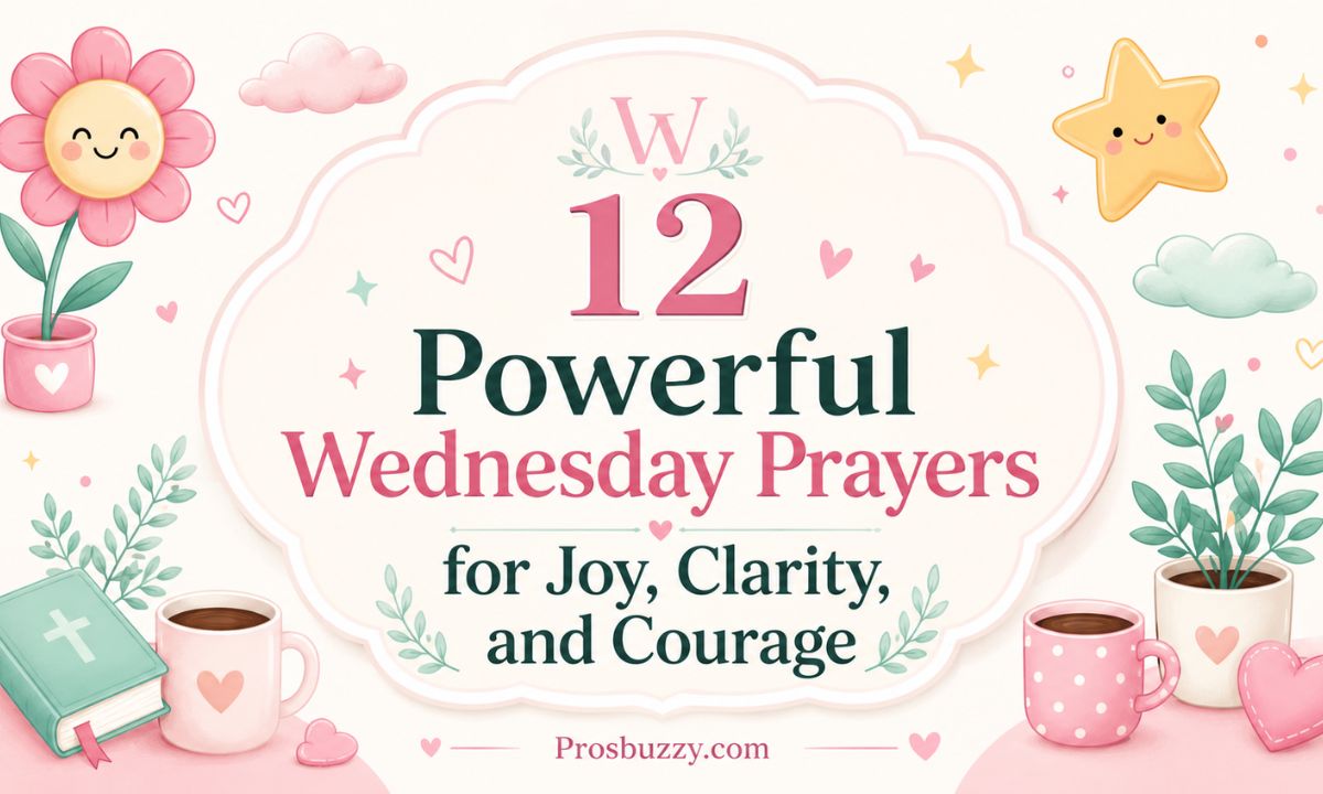 12 Powerful Wednesday Prayers for Joy, Clarity, and Courage
