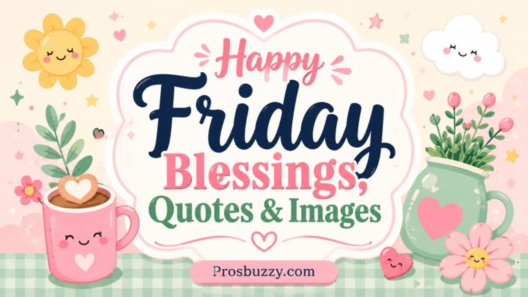 170+ Happy Friday Blessings, Quotes & Images