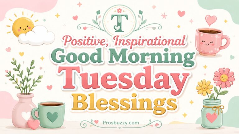180+ Positive, Inspirational Good Morning Tuesday Blessings