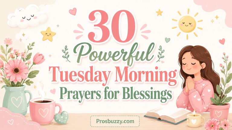 30 Powerful Tuesday Morning Prayers