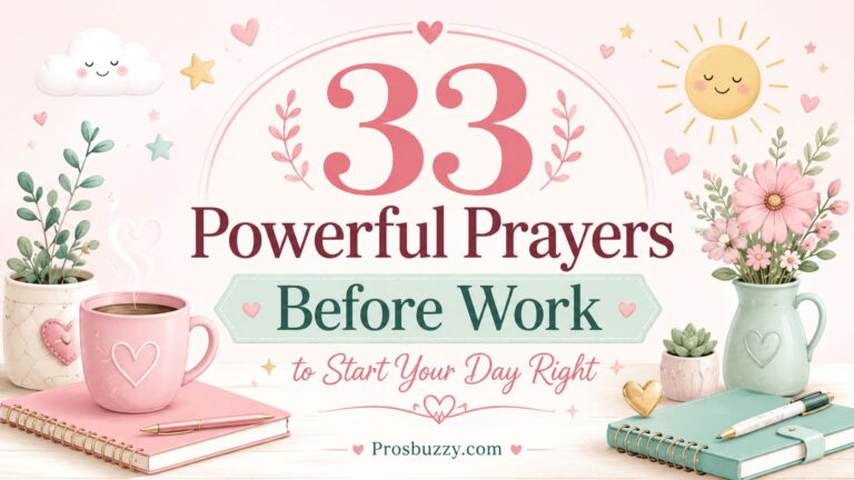 33 Powerful Prayers Before Work to Start Your Day
