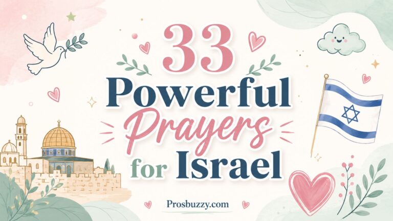 33 Powerful Prayers for Israel