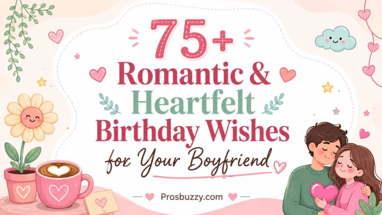 75+ Romantic & Heartfelt Birthday Wishes for Your Boyfriend