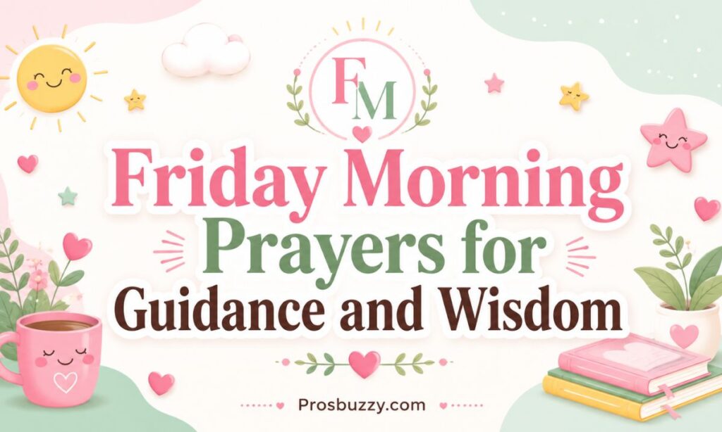 Friday Morning Prayers for Guidance and Wisdom