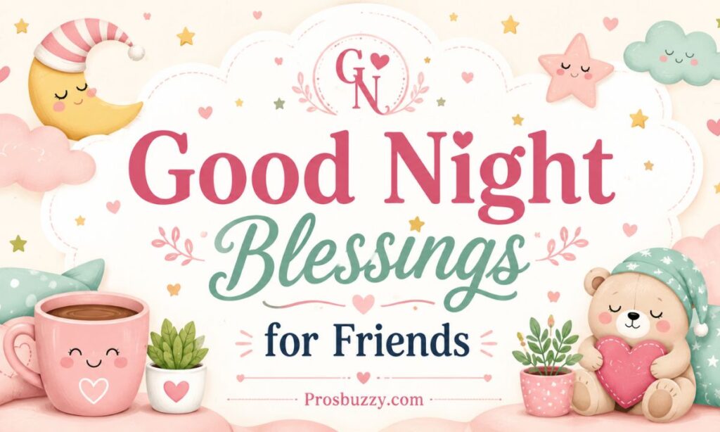 Good Night Blessings for Friends