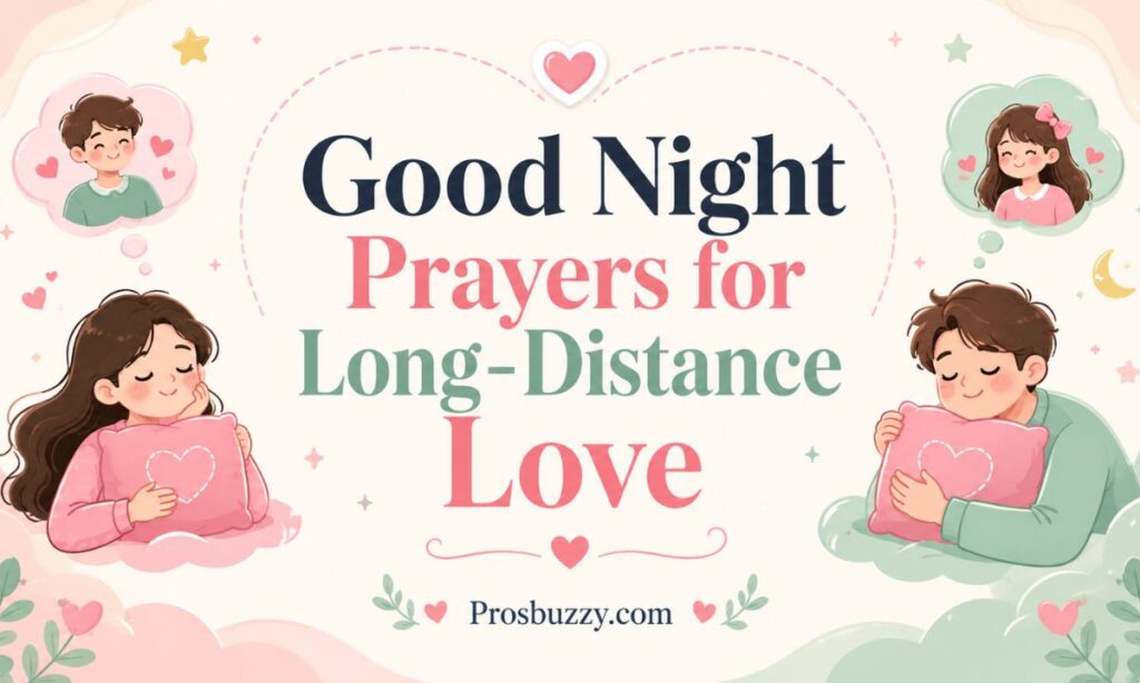 Good Night Prayers for Long Distance Love