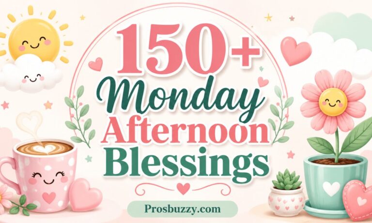 Monday Afternoon Blessings