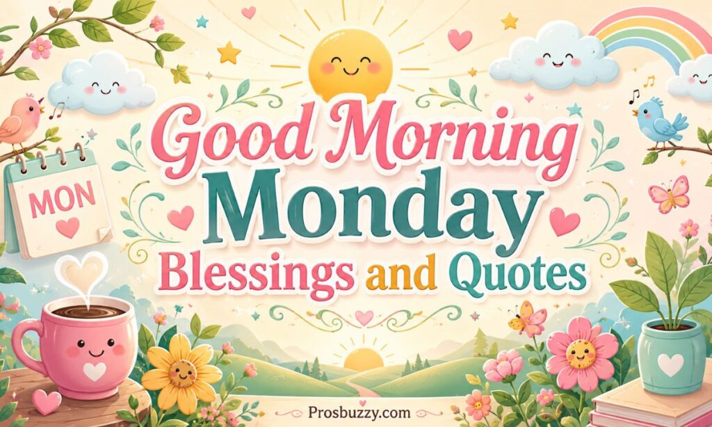 Monday Good Morning Blessings Quotes
