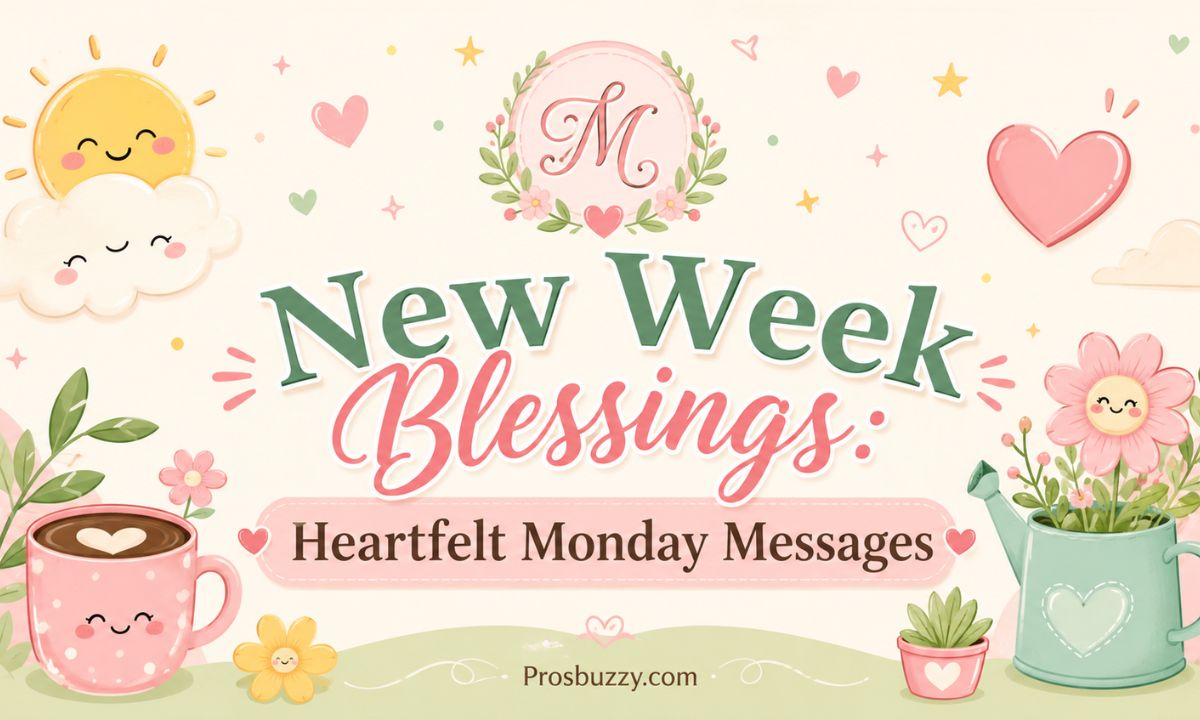 New Week Blessings