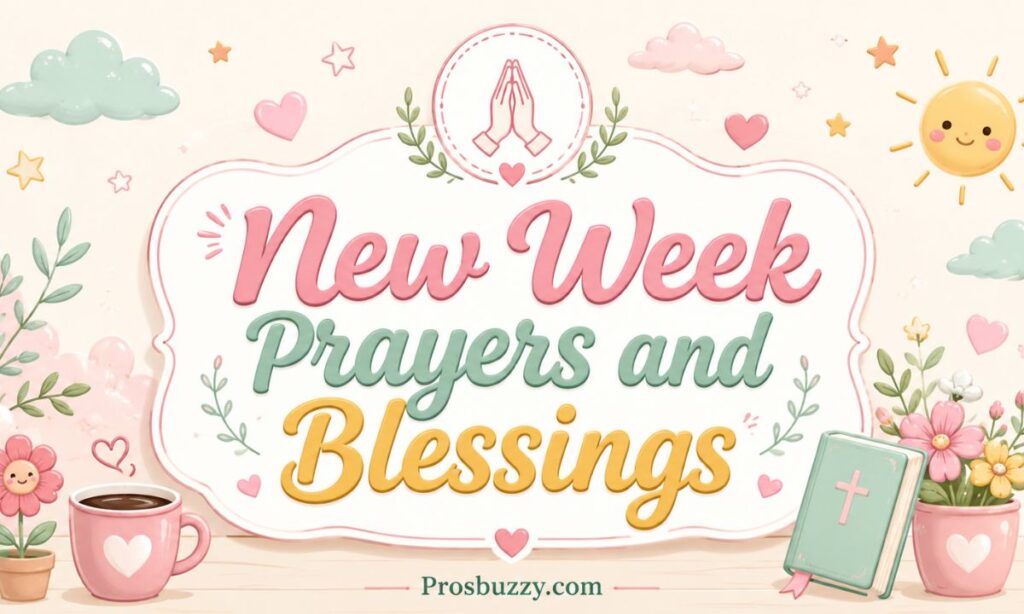 New Week Prayers and Blessings