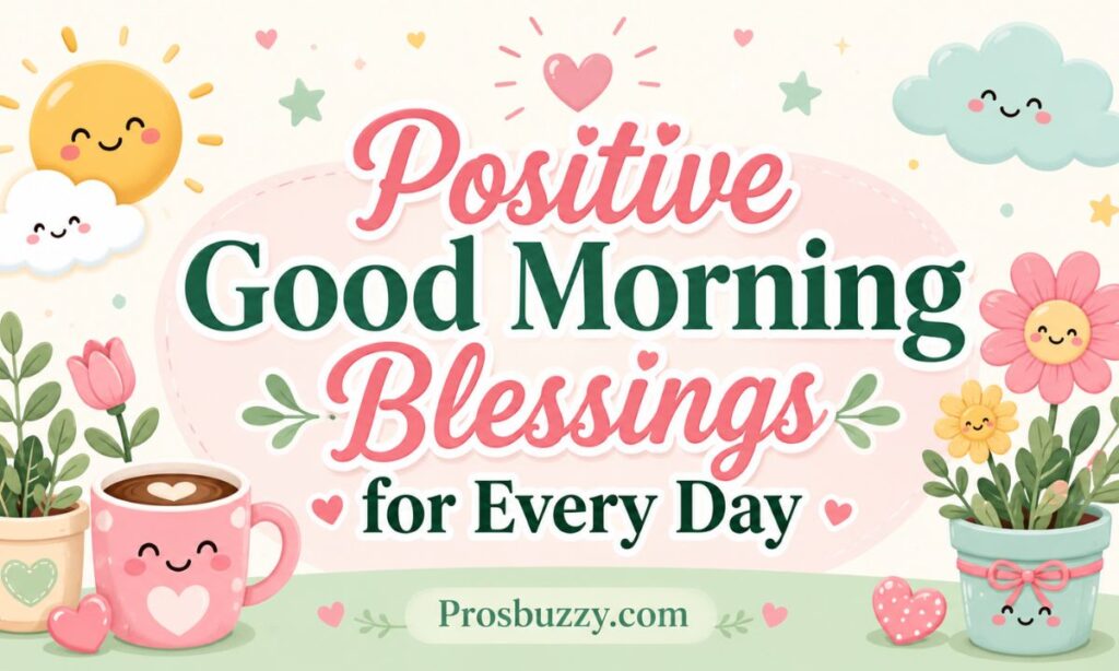 Positive Good Morning Blessings for Every Day