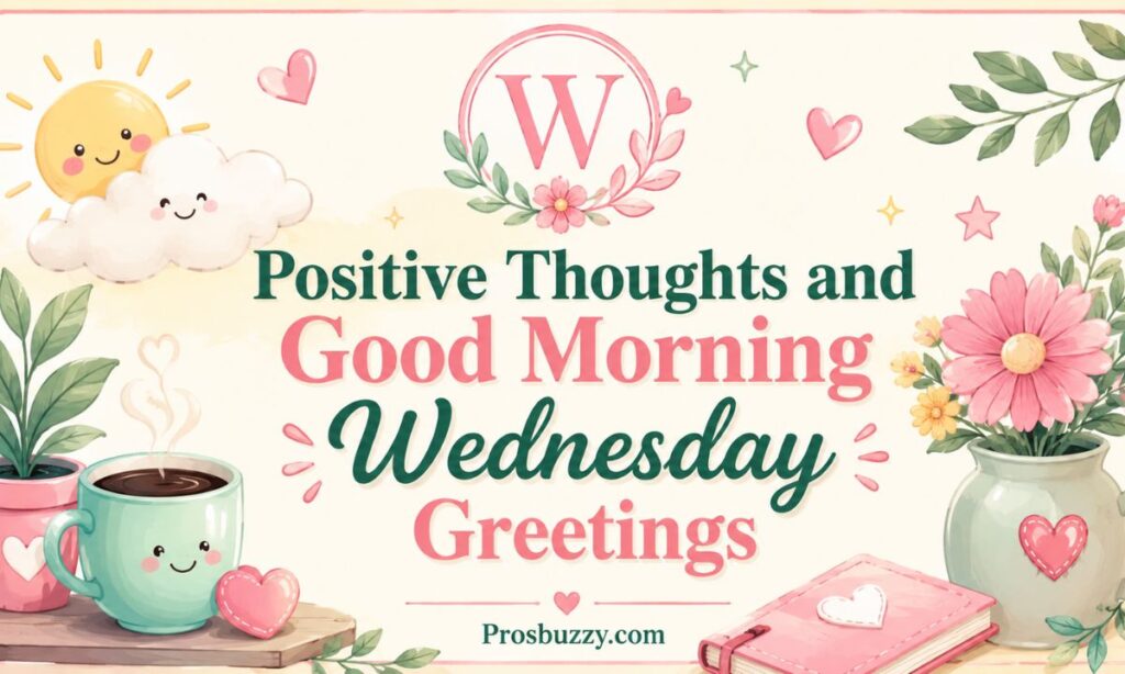 Positive Thoughts and Good Morning Wednesday Greetings