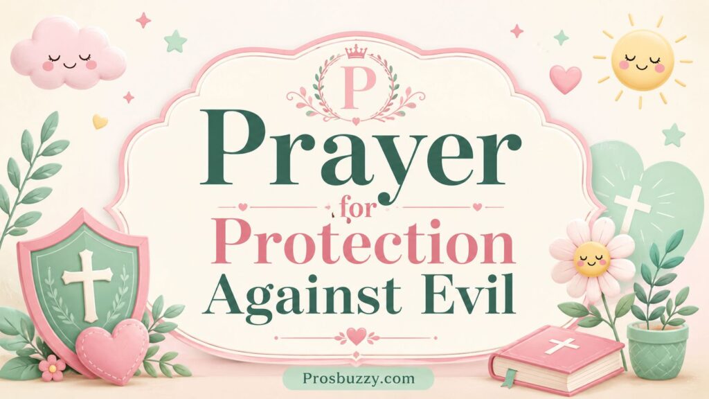 Prayer for Protection Against Evil