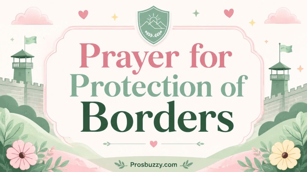 Prayer for Protection of Borders