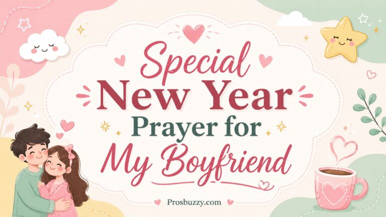 Special New Year Prayer for My Boyfriend