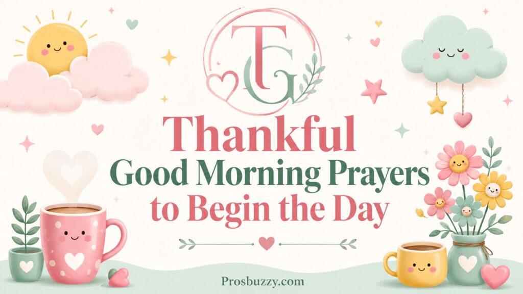 Thankful Good Morning Prayers to Begin the Day