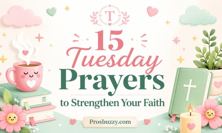 Tuesday Prayers to Strengthen