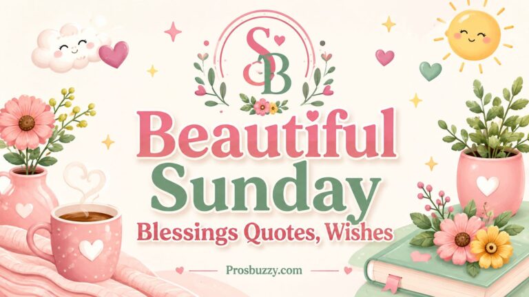 Beautiful Sunday Blessings Quotes, Wishes