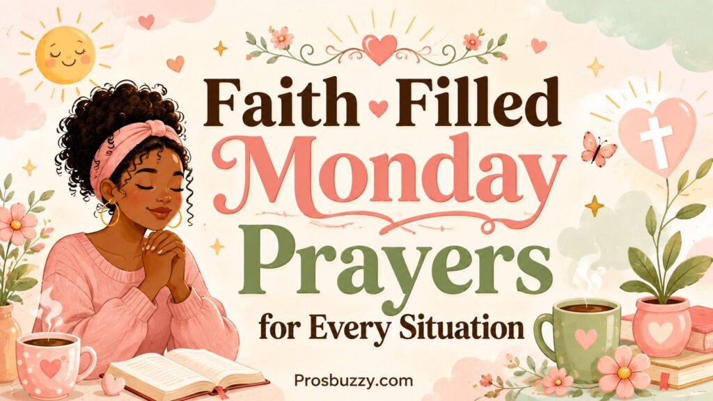 Faith-Filled Monday Prayers for Every Situation