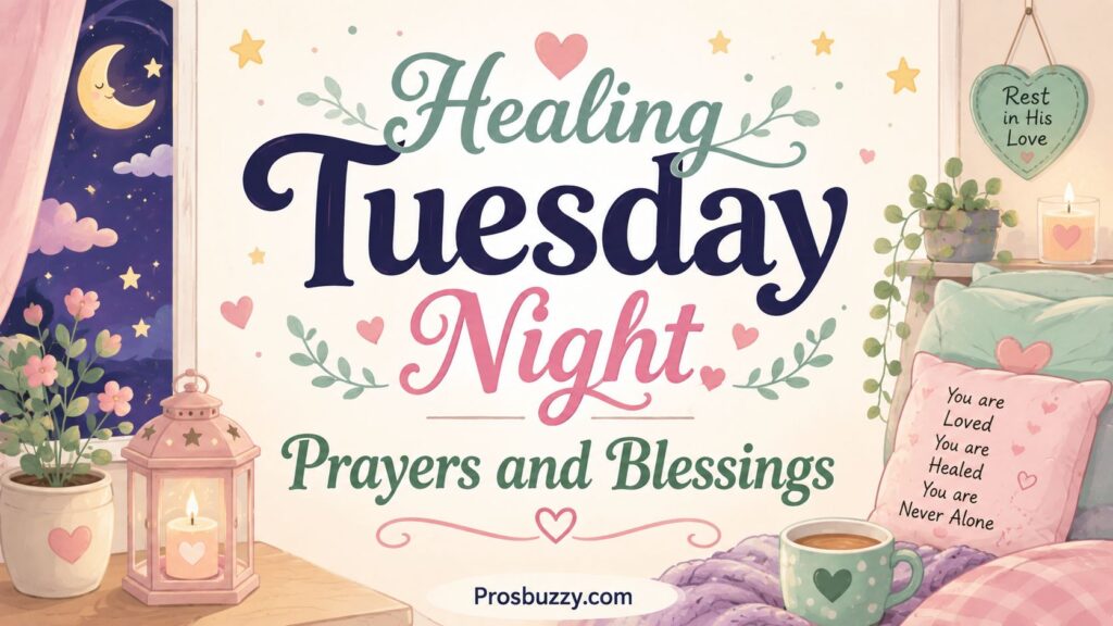 Healing Tuesday Night Prayers and Blessings