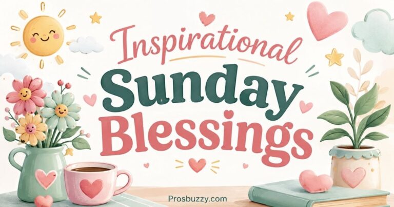 Inspirational Sunday Blessings