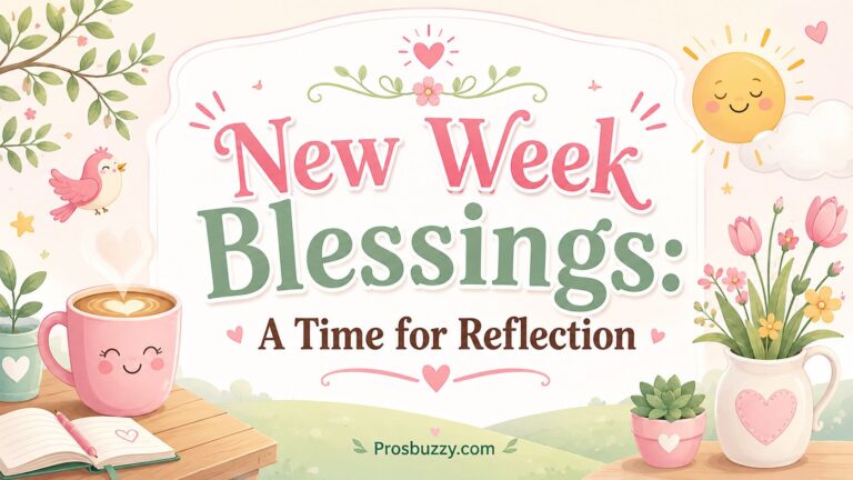 New Week Monday Blessings