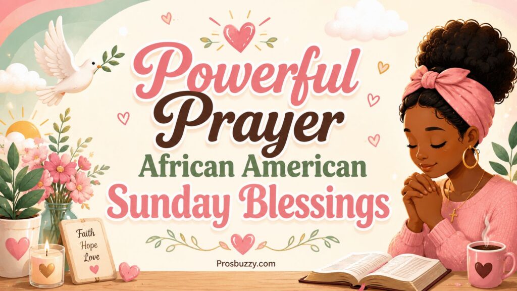 Powerful Prayer African American Sunday Blessings