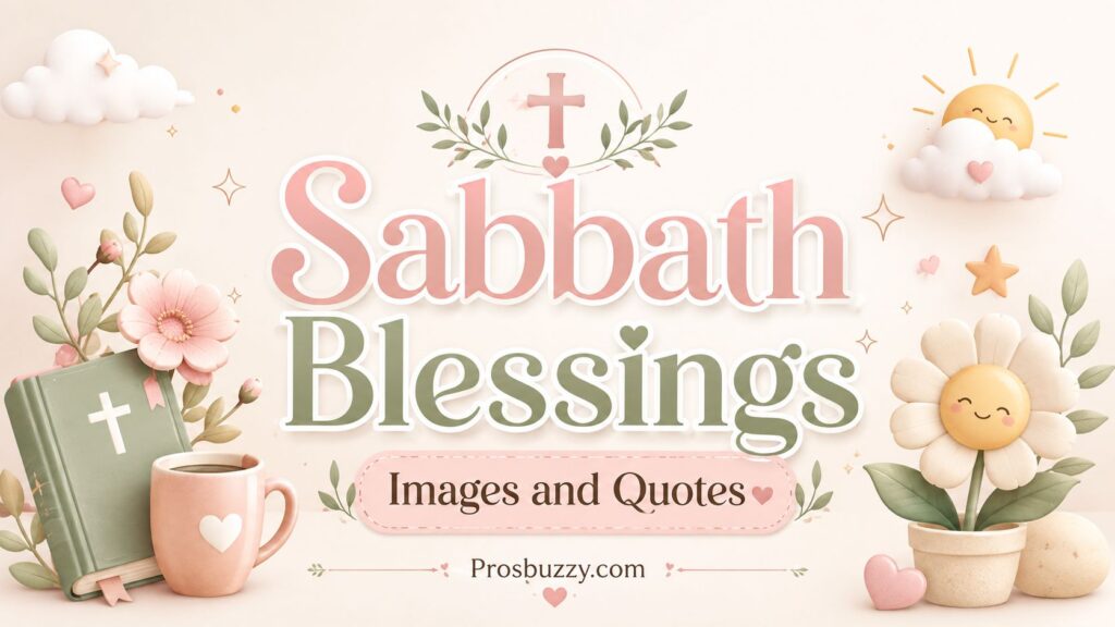 Sabbath Blessings Images and Quotes