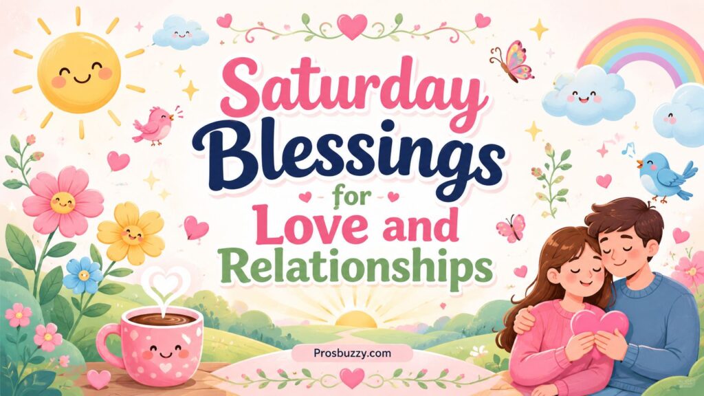 Saturday Blessings for Love and Relationships