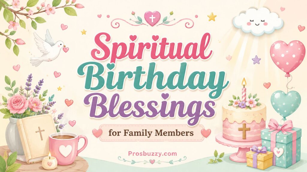 Spiritual Birthday Blessings for Family Members