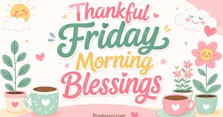 Thankful Friday Morning Blessings
