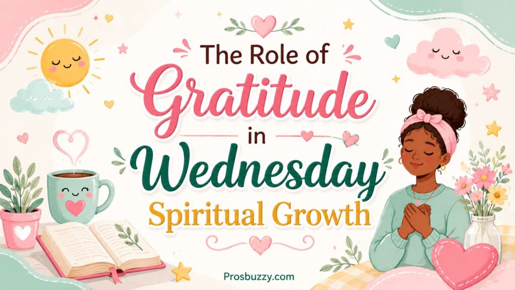 The Role of Gratitude in Wednesday Spiritual Growth