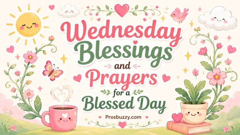 Wednesday Blessings and Prayers for a Blessed Day