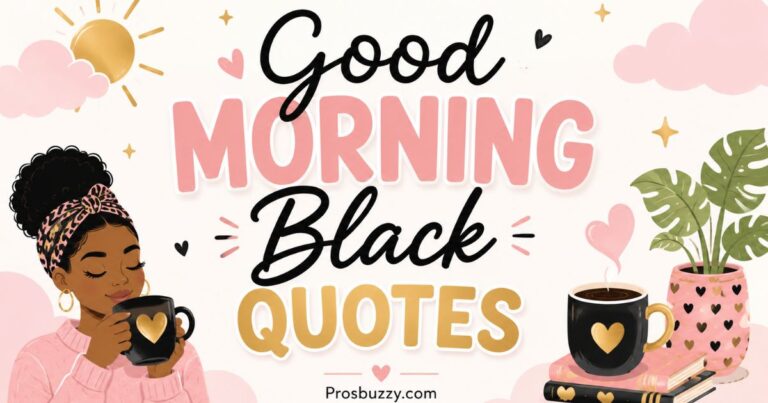 Good Morning Black Quotes