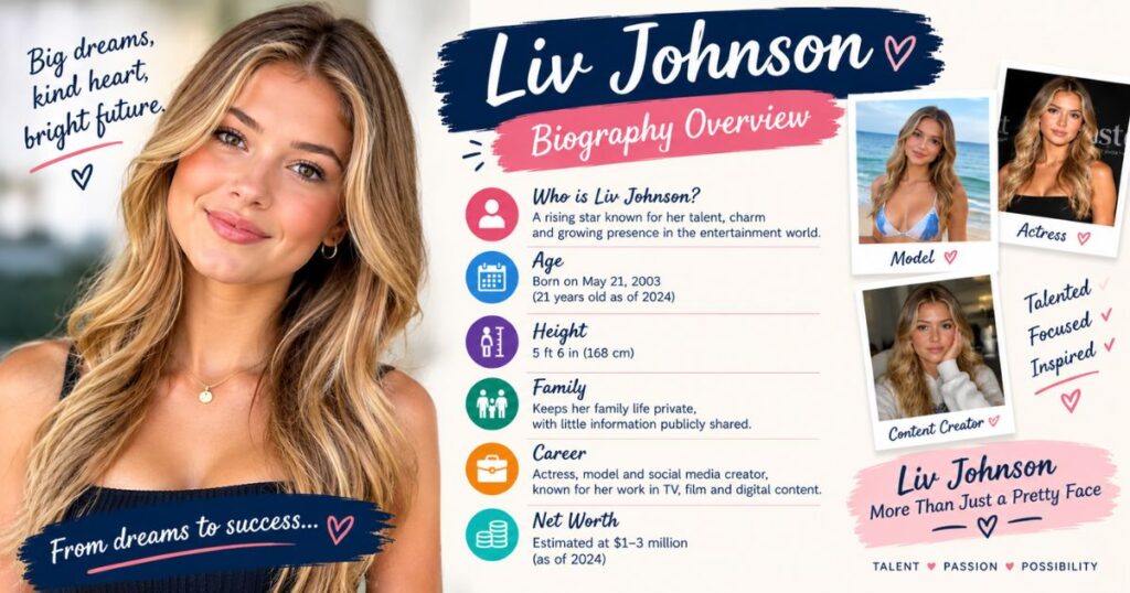 Liv Johnson Biography Overview